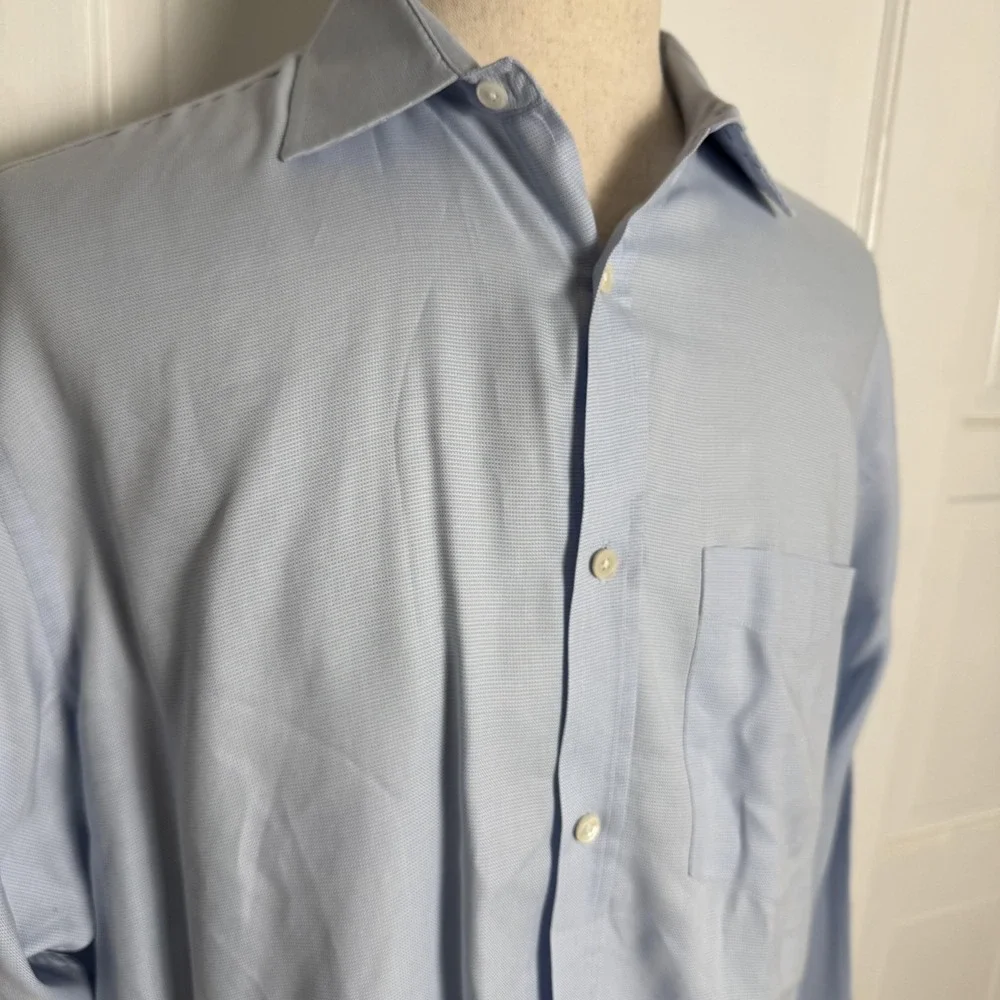 Vintage Banana Republic Shirt Mens‎ XL Light Blue Relaxed Fit 100% Cotton 00s